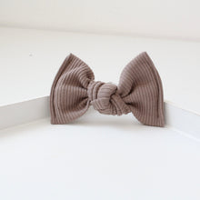 Load image into Gallery viewer, Large jersey ribbed knot bows - 12 Colours