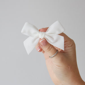 Velvet ribbon bows - 11 colours