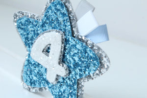 Birthday star - Clip, headband or badge