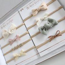 Load image into Gallery viewer, Classic neutral baby headband box