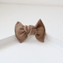 Load image into Gallery viewer, Large jersey ribbed knot bows - 12 Colours