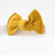 Load image into Gallery viewer, Large jersey ribbed knot bows - 12 Colours