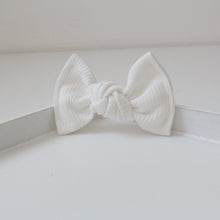 Load image into Gallery viewer, Large jersey ribbed knot bows - 12 Colours