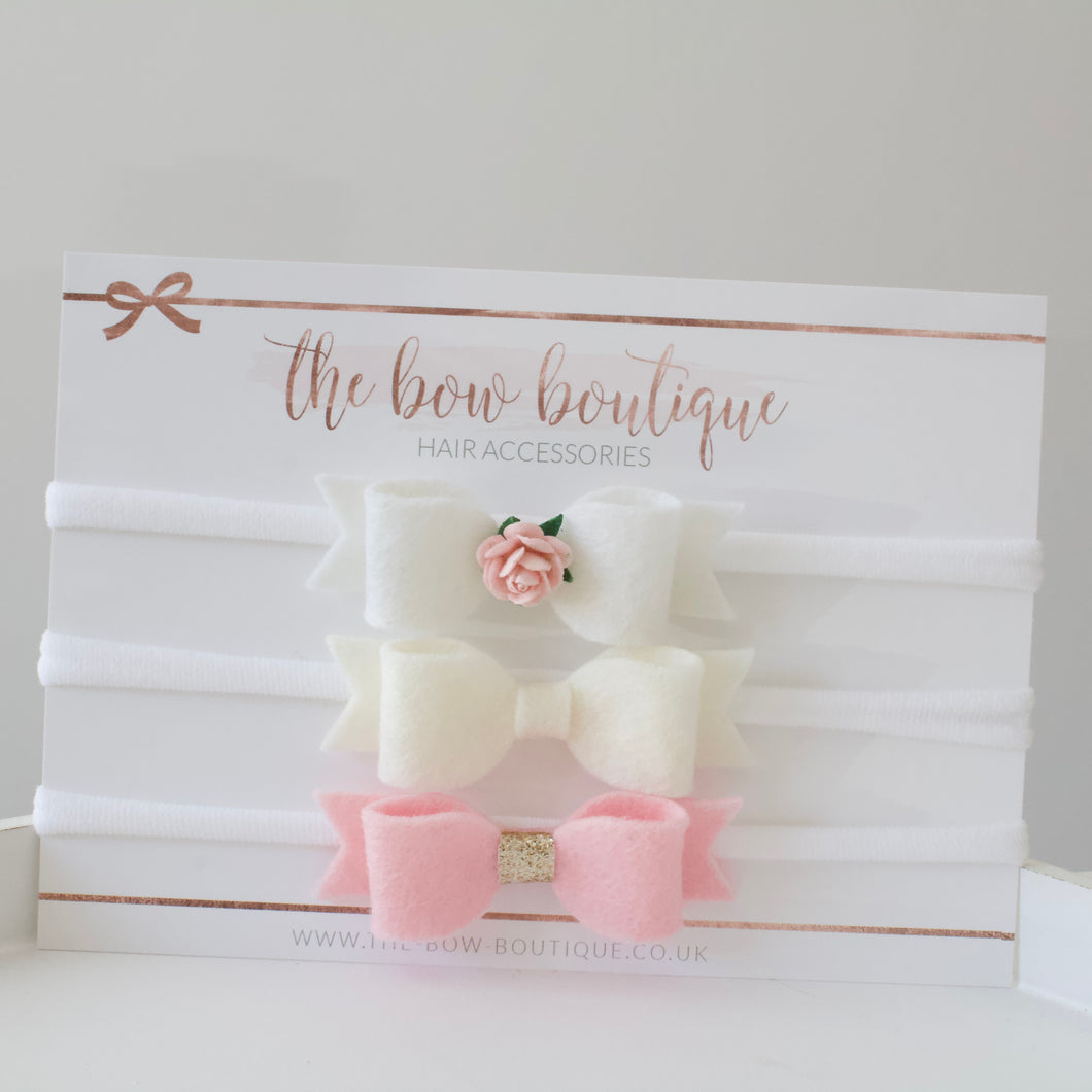 Sweet baby headband set