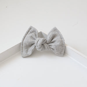 Large jersey ribbed knot bows - 12 Colours