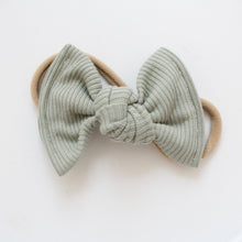 Load image into Gallery viewer, Large jersey ribbed knot bows - 12 Colours