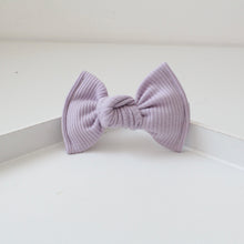 Load image into Gallery viewer, Large jersey ribbed knot bows - 12 Colours