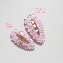 Load image into Gallery viewer, My first glitter snappy clips - 20 colours