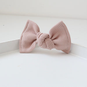 Large jersey ribbed knot bows - 12 Colours