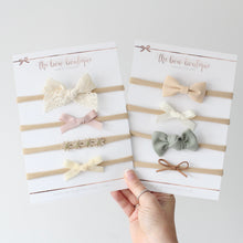 Load image into Gallery viewer, Classic neutral baby headband box