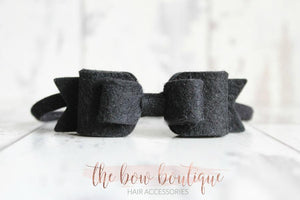 Double felt bows (25 colours)