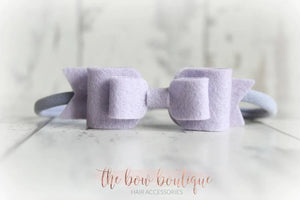 Double felt bows (25 colours)