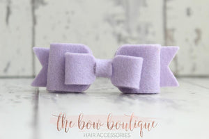 Double felt bows (25 colours)