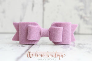 Double felt bows (25 colours)