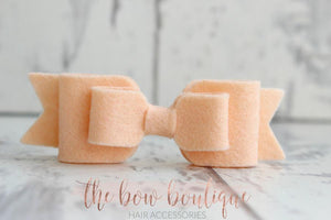 Double felt bows (25 colours)